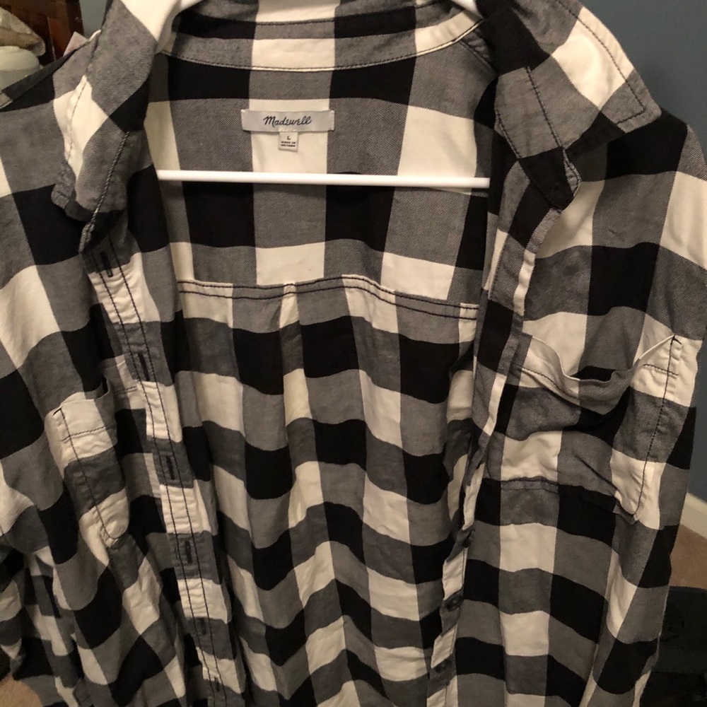 Madewell Buffalo Check shirt.